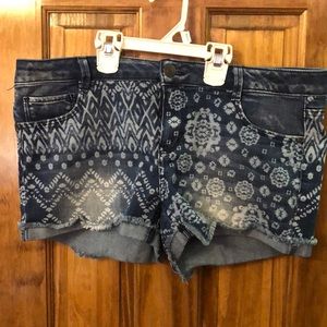 Mudd girl jean shorts